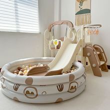 儿童滑滑梯室内家用三合一多功能婴幼儿玩具家用小型宝宝滑梯游乐