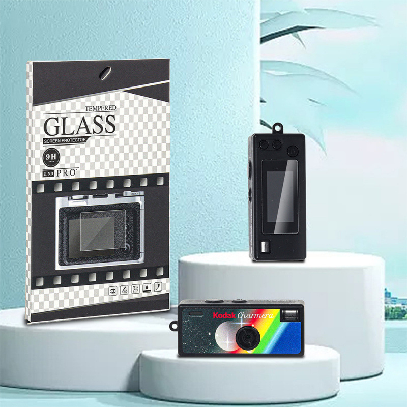 Suitable for Kodak-1987Charmera Mini Ccd Camera Blind Box Protective Lens Display Screen Tempered Film
