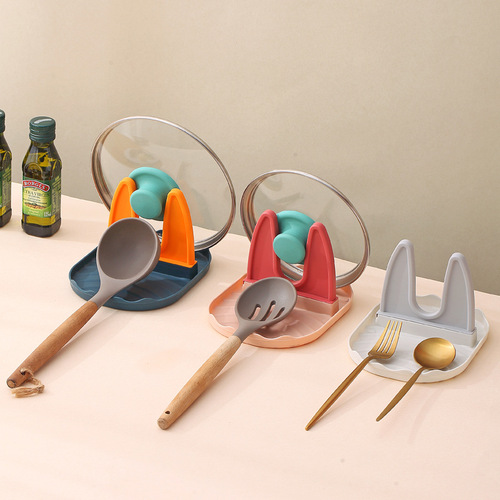Creative home pot lid rack, countertop spoon and chopstick storage rack, stove water pot spatula rack, kitchen storage rack