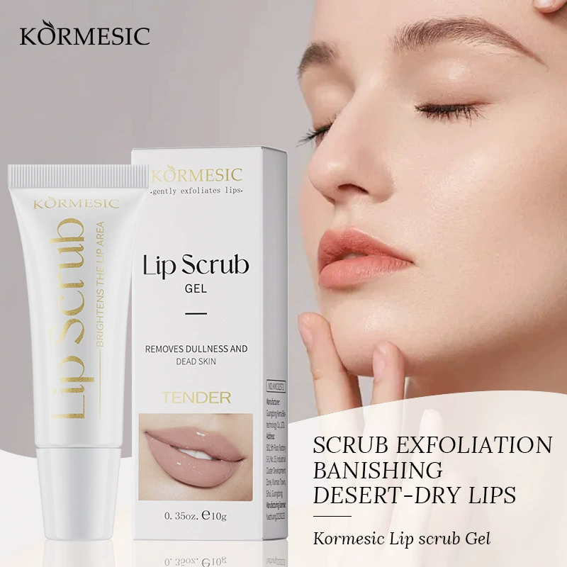 KORMESIC увлажняющий и питательный гель-скраб для губ, производитель для трансграничной экспорта, оптовая продажа