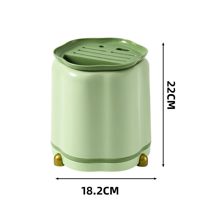 Zuicheng fábrica pétalo cuchillo titular giratorio cuchillo titular palillos cuchara de almacenamiento en rack cuchillo de cocina titular integrado