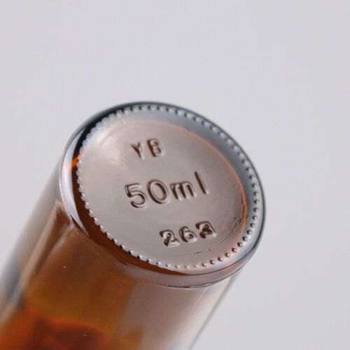 Brown rolling ball bottle rolling glass essential oil bottle 20ml 30ml 50ml 100ml brown essential oil bottle Y