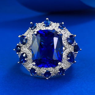 Ювелирное украшение, модное кольцо, серебро 925 пробы, 12mm, европейский стиль