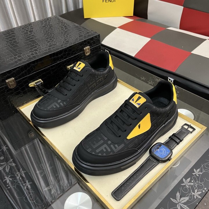 European Genuine Leather Men's Shoes Lace-Up Black Little Devil Casual Sports Shoes Men's New Little Monster Loafers