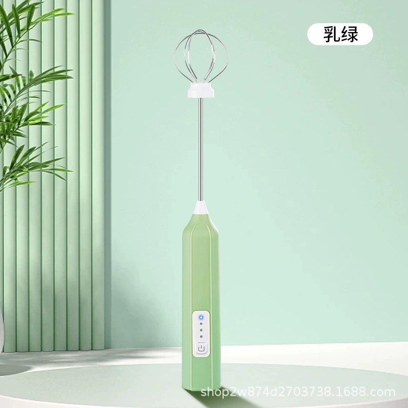 Milk frother coffee frother egg beater household electric motor milk stirrer double reed machine milk tea