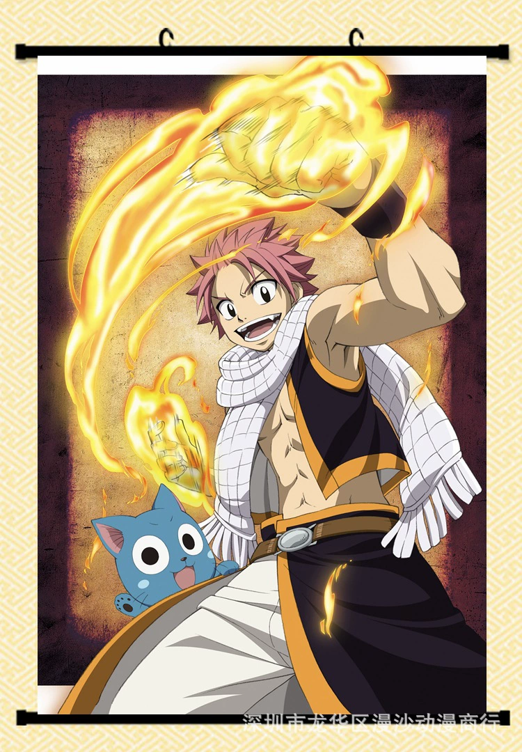 Плакат "Fairy Tail" магия тьмы, выставочный постер, зарубежная торговля