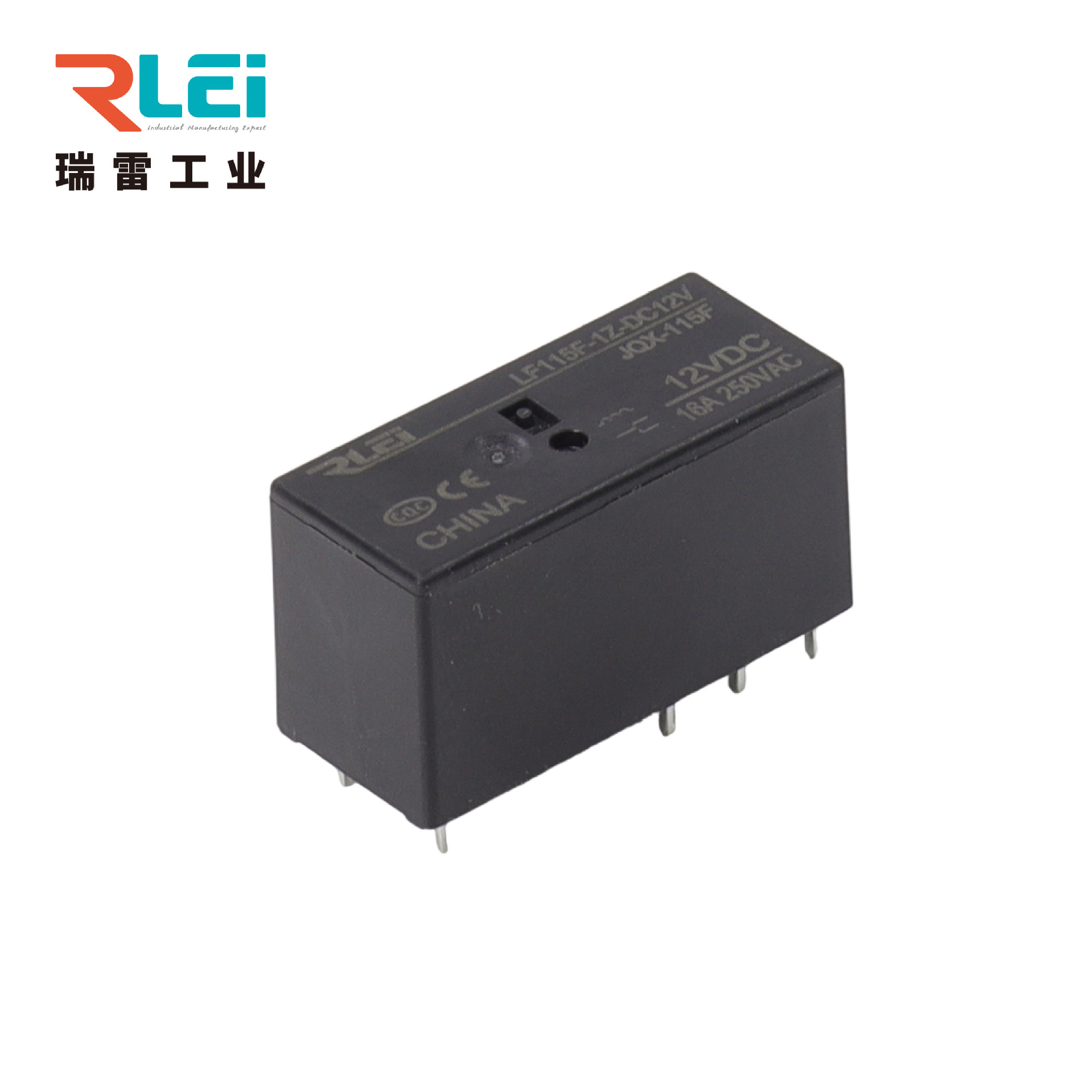 替代宏发JQX-115F6脚16AHF115F8脚8A2组转换5V12V24V继电器开关