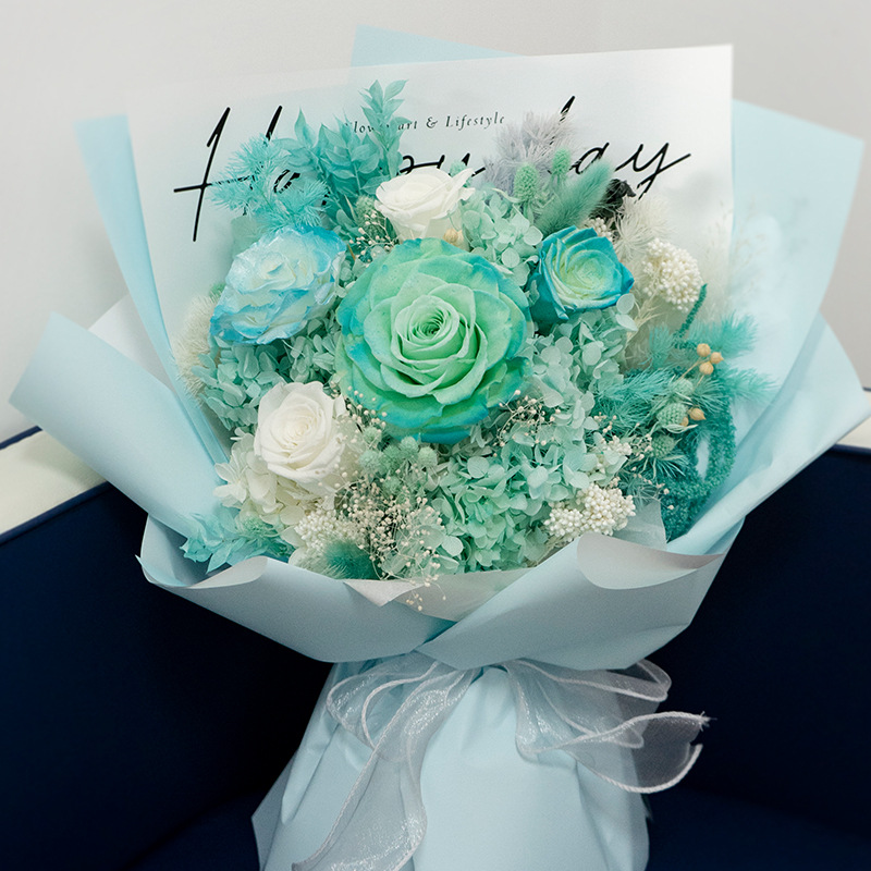 Yunnan Yongsheng ramo de flores al por mayor Rosa creativa flor seca chino Día de San Valentín regalo para novia madre