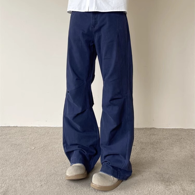 2025 "Pleated Workwear" American Cleanfit Simple and High-End Versatile Straight Casual Pants for Men and Women 2025 "Pleated Workwear" American Cleanfit Simple and High-End Versatile Straight Casual Pants for Men and Women