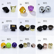 中东高档电镀香水瓶盖定制 多款式金边亚克力香水盖工厂可印 LOGO