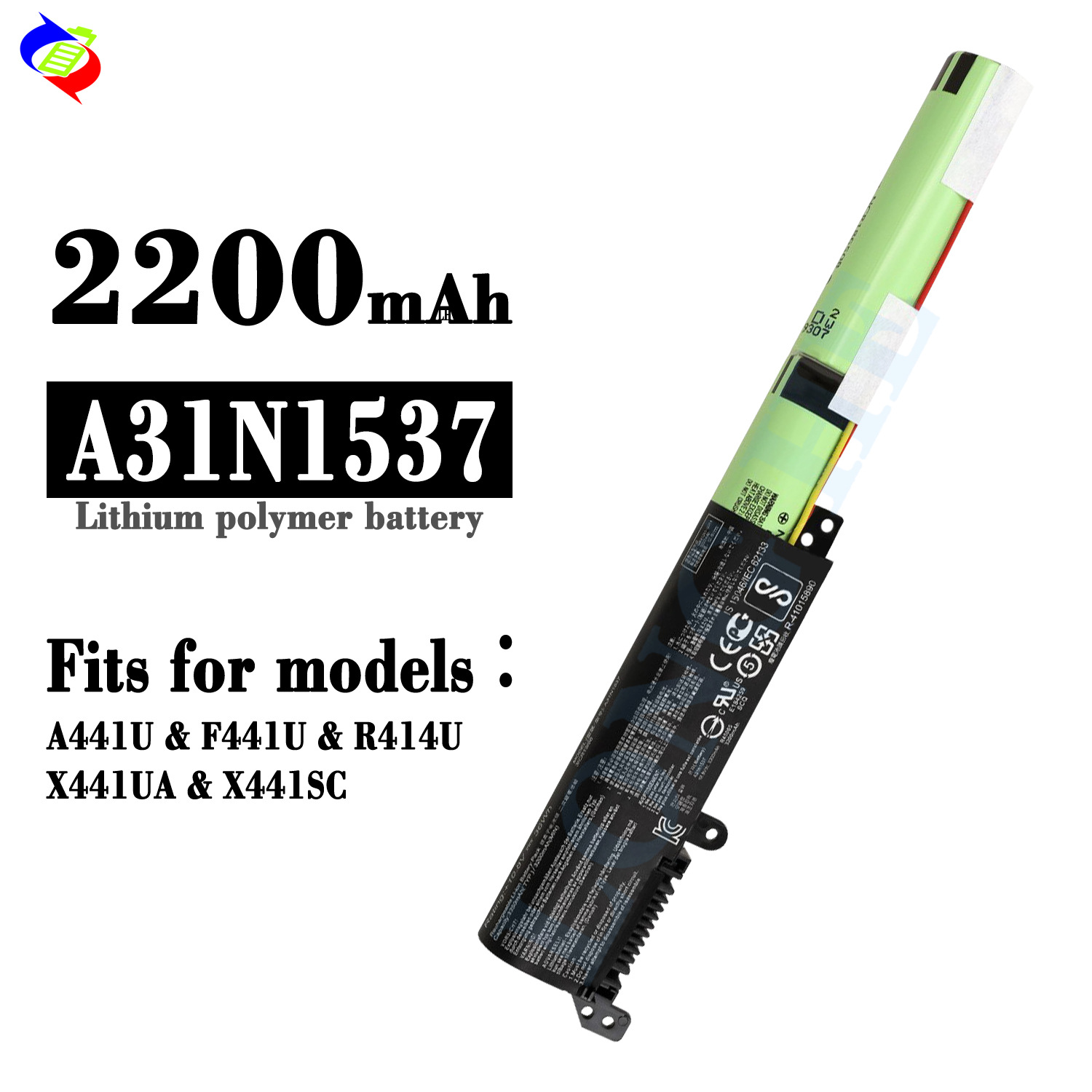 适用于华硕A441U/F441U/R414U/X441UA/X441SC笔记本电池A31N1537