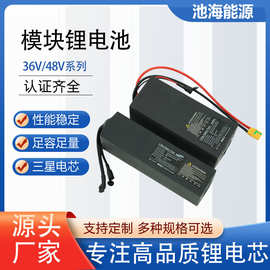 48V模块锂电池电动自行车电瓶助力滑板车18650动力锂电池组电芯