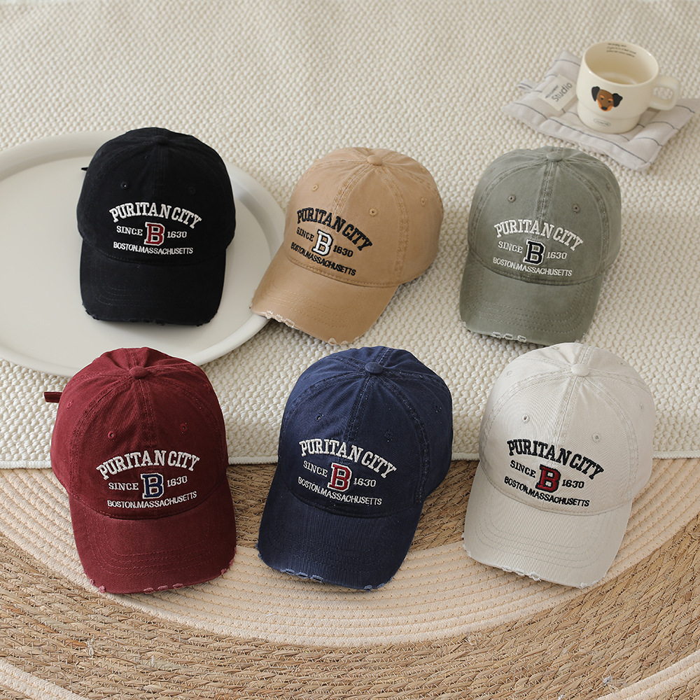 Trendige Kinder Sonnenkappe & Baseballcap Mit Farbkontrast_voghion.com