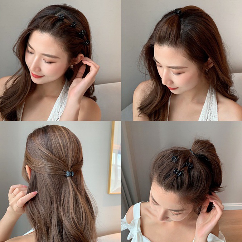 Pinza de pelo pequeña estilo shark clip – diseño minimalista, tendencia en redes