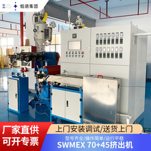 廠家直供SWMEX70-45擠出機 電線擠出機 硅膠線擠出機 橡膠擠出機