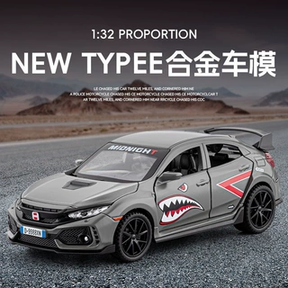 盒装嘉业1:32TYPEE新限量色仿真合金跑车模型声光回力玩具车批发