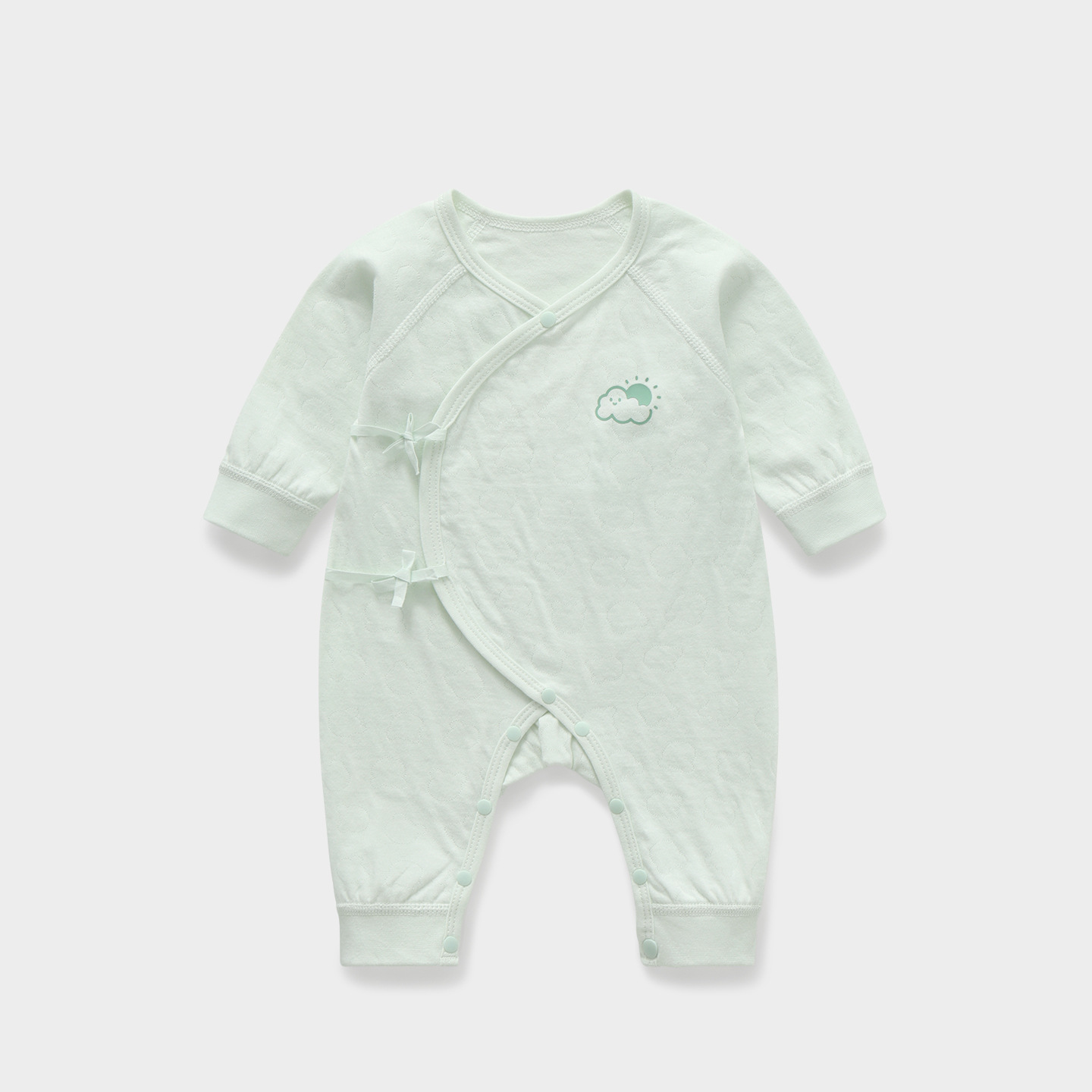 Ropa de bebé recién nacido primavera y otoño nacido algodón 0 delgado marzo monje bottom harpa recién nacido bata bata
