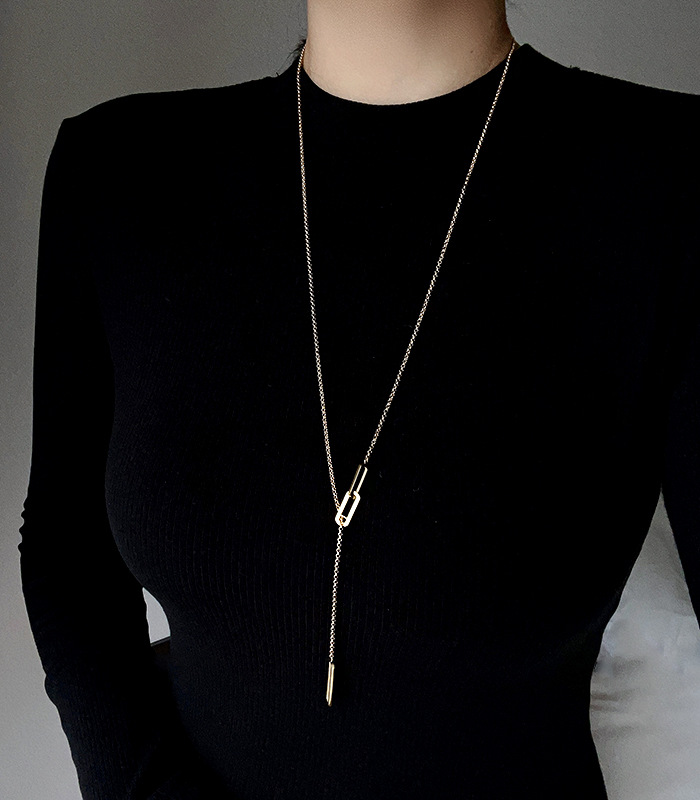 26g Weight Vacuum Plating Gold Plating Process 18K Gold Plated Plating Material Titanium Steel Pendant Material Pendant Necklace Classification Titanium Steel Chain Material 1 Piece Quantity Holiday, Daily Occasion Titanium Steel Material Geometric Pattern Unisex Gender Plating Design Casual, Simple Style Style Titanium Steel 18K Gold Plated Casual Simple Style Plating Geometric Pendant Necklace 6