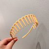 Matte scalloped headband, bangs, hairpins for face washing, Korean style, wholesale