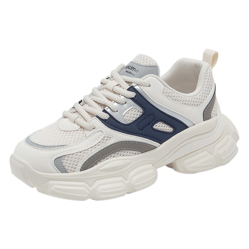 Zapatos Casuales Augu Shiden para Mujer, Primavera 2026, Nuevo Estilo, Muy Atractivos, Zapatos Deportivos con Suela Gruesa para Personas Delgadas