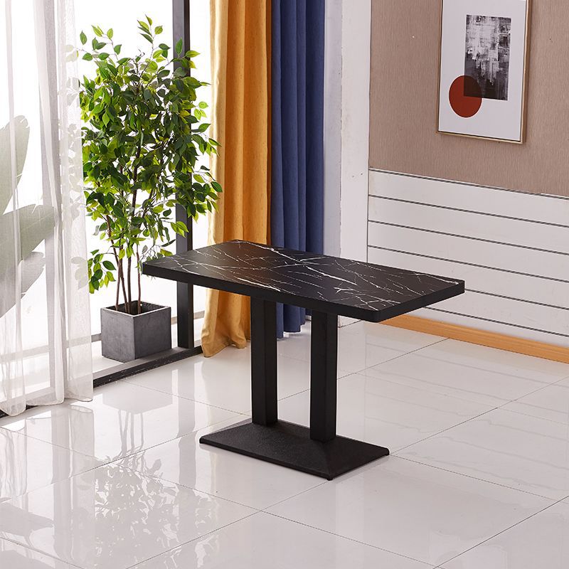Table Dining Commercial Dining Table Hotel Restaurant Milk Tea Shop Breakfast Snack Shop Noodle Restaurant Fast Food Dining Table and Chair Combination