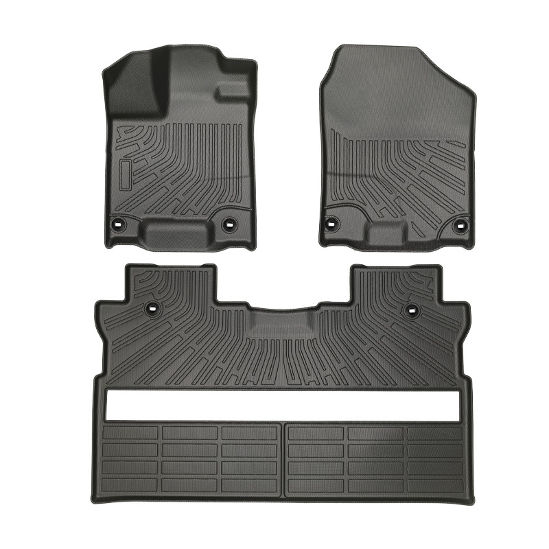 Para Honda Ridgeline 2019 - 2025 Combustible 3D todo el tiempo TPE almohadilla de pie almohadilla de maletero