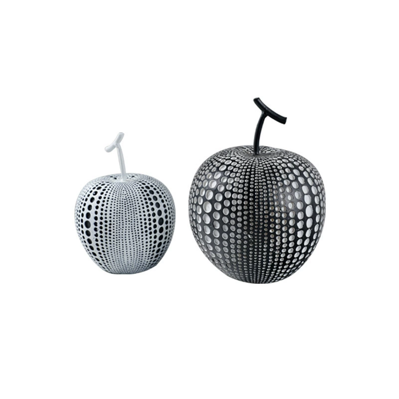 Apple, modern minimalistic decorations, light luxury style, home decor