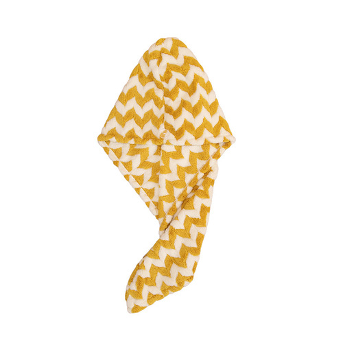 Wheat ear dry hair hat Jie Ni skin dry hair hat women's water-absorbent thickening hair drying wheat ear wrap scarf corrugated dry hair hat