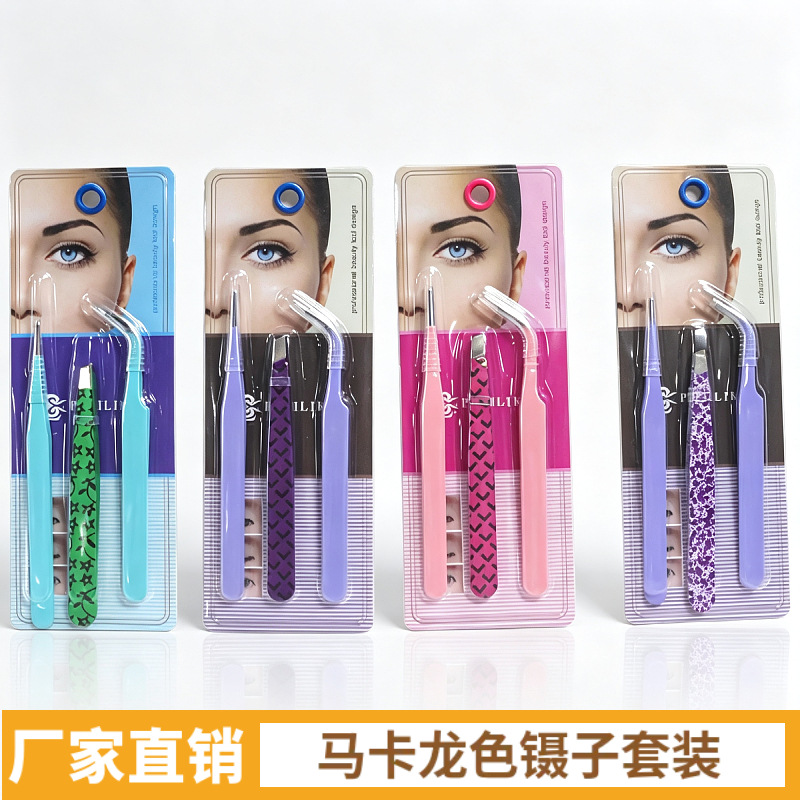 Fashionable Macaron-Colored Precision Stainless Steel Tweezers for Journals, Cute Handmade DIY Sticker Book Collage Clips