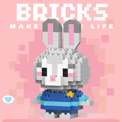 New compatible Lego building blocks cartoon dolls tiny particle building blocks men and women children educational assembly toys gifts