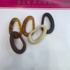 DIY服饰配件批发不规则水滴型椭圆形树脂腰扣泳装扣装饰扣厂家