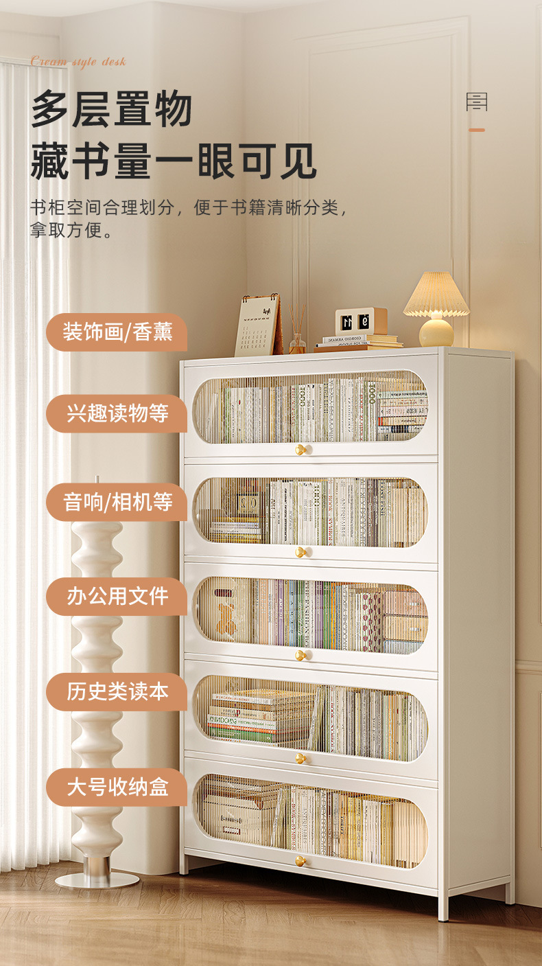 复制_钢制书柜带柜门防尘柜子储物柜儿童家用展示.jpg
