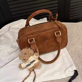 时尚同款  姜饼小屋枕头包包女式2025新款春夏手提单肩斜挎包