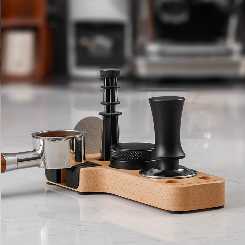 Универсальный держатель кофейного порошка ручка кофемашины соответствующая прибор для хранения бука деревянная упаковка сиденье ткань держатель порошка Вспомогательный