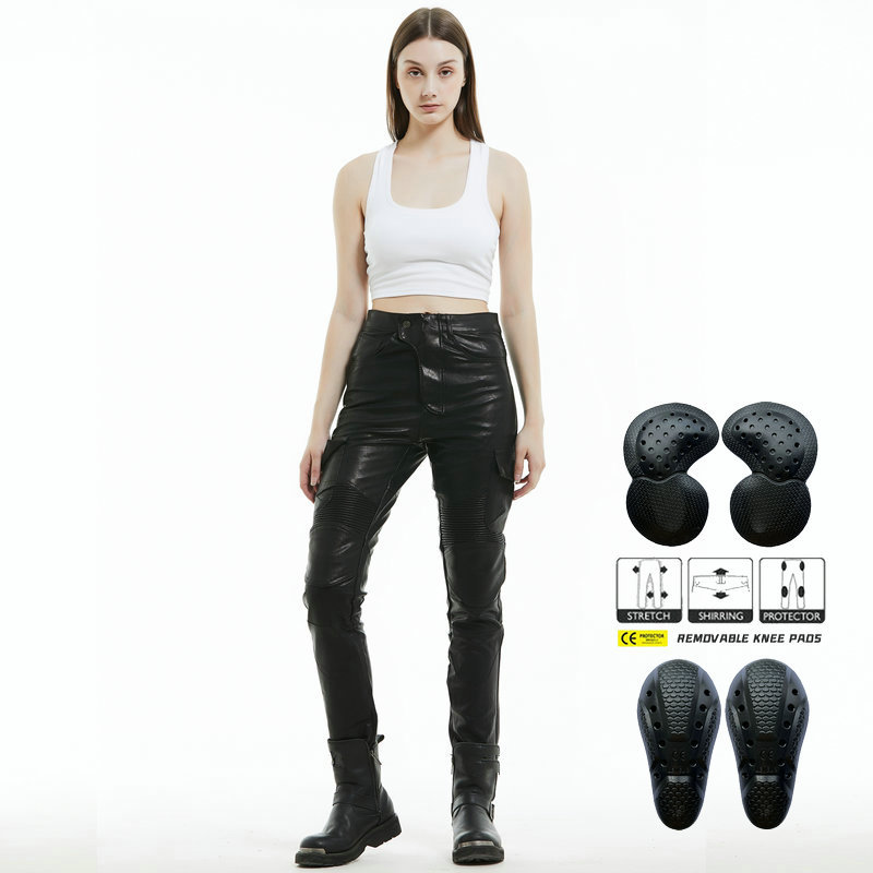 VOLERO motocicleta montar pantalones multi-Bolsa de ropa de trabajo de carreras impermeable anti-caída Pantalones mujer Caballero motocicleta casual pantalones de cuero
