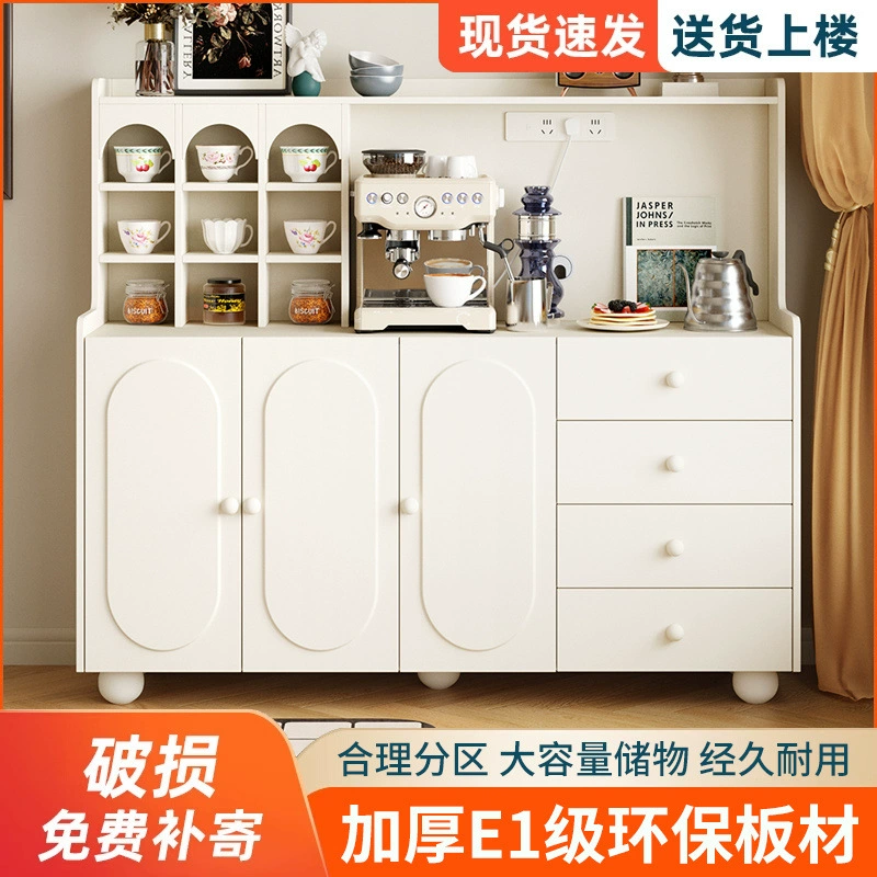 Французский легкий роскошный черный буфет из цельного дерева, чайный шкаф, небольшая квартира, гостиная, шкаф, диван, боковой шкаф, шкаф для кофемашины, завод