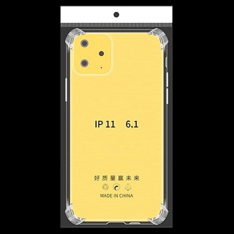 Защитная крышка для Apple iPhone 17, прозрачная с усиленными углами ударопрочности