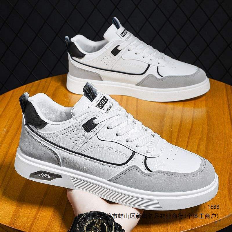 Zapatos de skate para hombres 2026 primavera nuevos zapatos de hombre nicho de zapatos de skate para hombres zapatos deportivos casuales pequeños zapatos blancos