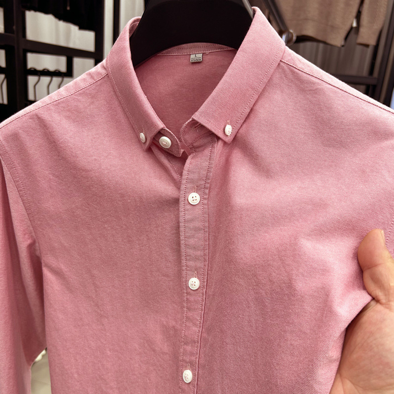 Haggis Long Sleeve Shirt Business Men's Casual Shirt Men's Youth Clothes Cotton Men's Inch Factory Direct Supply