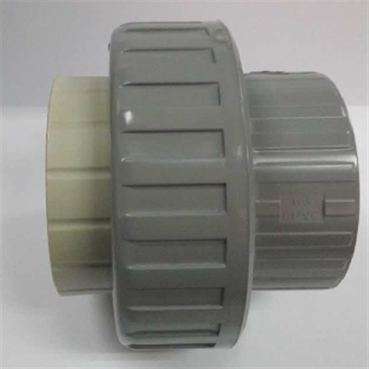 中山环宇锚牌管UPVC日标单边PP接头喼轮活接工业用UPVC转PP活接头