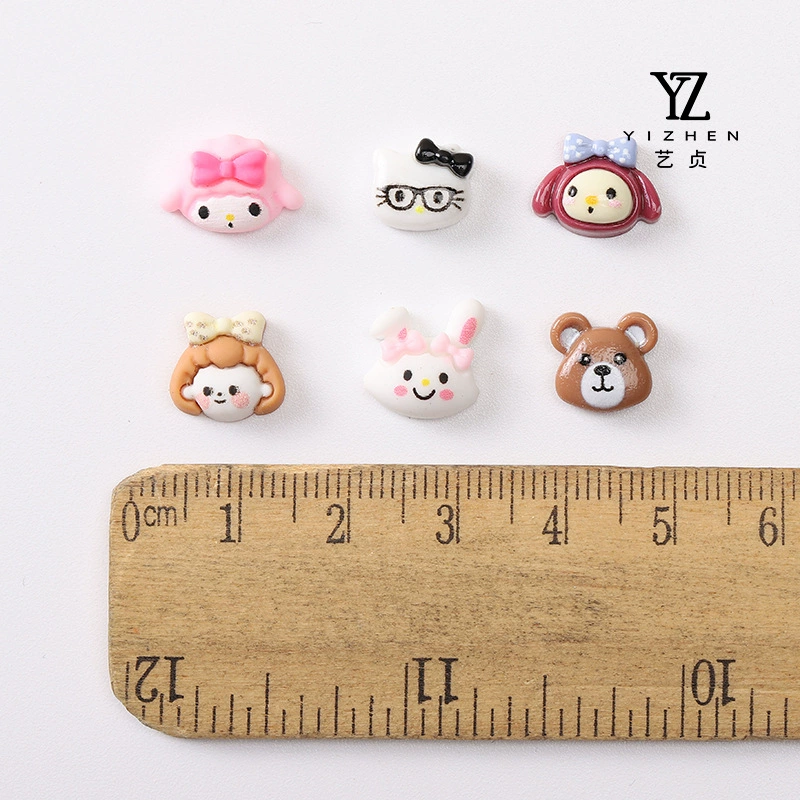 Small cartoon nail decoration, phone case, materials set, DIY