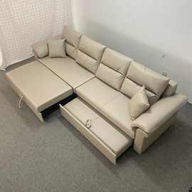 多功能大组合科技布沙发床客厅大户型四人位可折叠两用沙发床