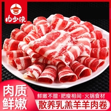 羊肉卷新鲜组合3斤羊肉片羔羊肉火锅食材肥羊卷涮羊肉烧烤涮锅