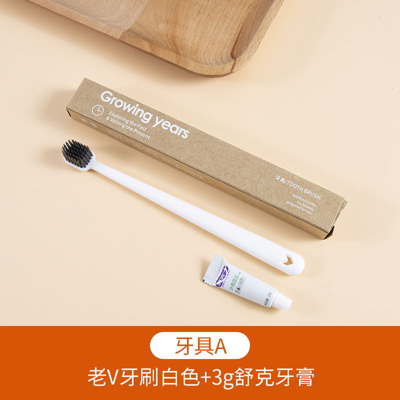 使い捨て歯ブラシ、スターホテル用品、高級B&B、歯磨き粉付き使い捨て歯ブラシ、旅行用品|undefined
