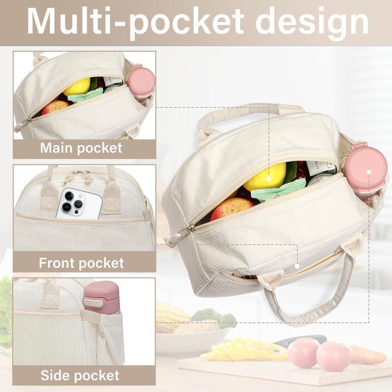 Bolsa de almacenamiento de almuerzo portátil de meandruca de venta en caliente transfronteriza bolsa de almuerzo de oficina bolsa de almuerzo de estudiantes con bolsa de almuerzo