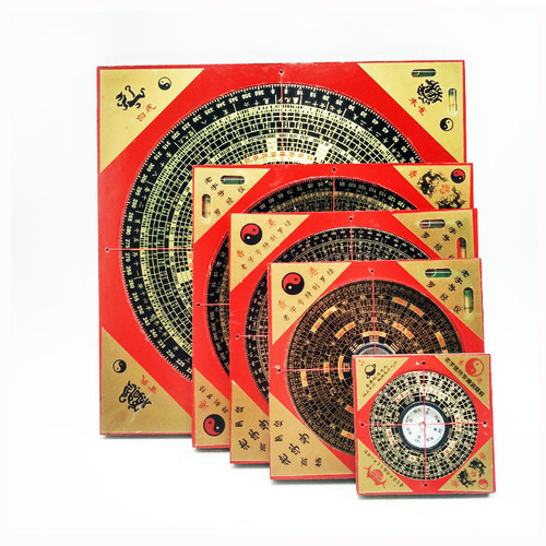 Professional Feng Shui Compass Bulk Hong Kong Tong Sheng Compass Pure Copper Panel High Quality Bakelite