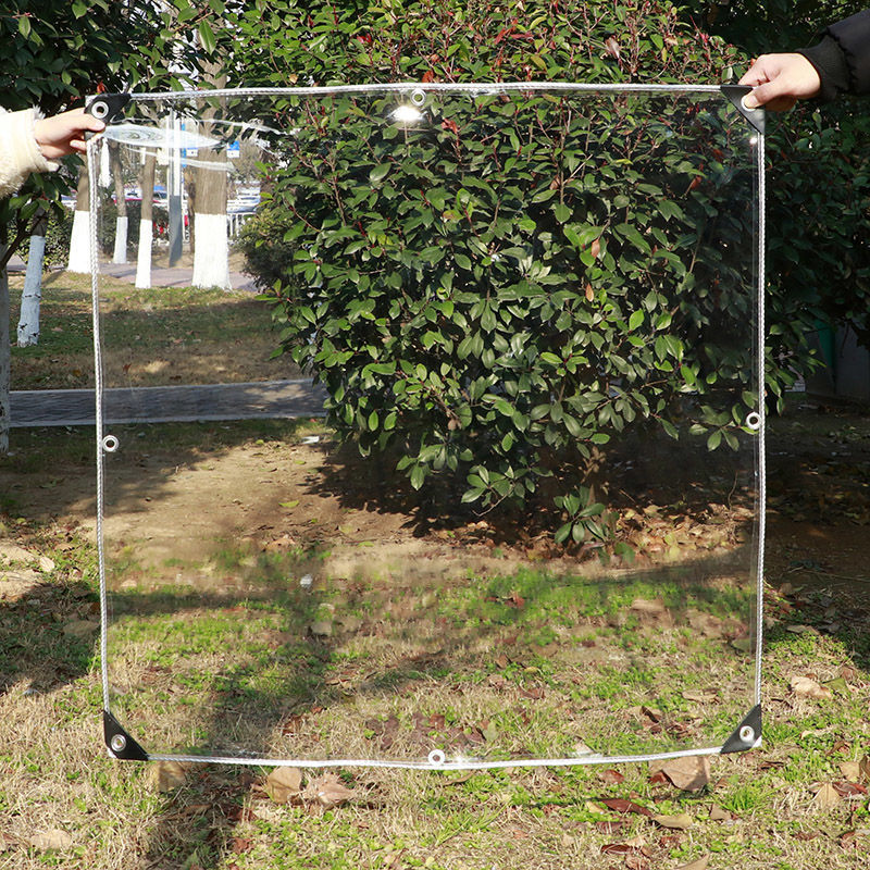 Balcony Closure Artifact Window Transparent Shade Dust-proof Sun-proof Hole-free Floating Curtain Waterproof Tarpaulin Rain-proof