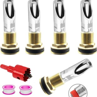 5-piece set for feeding pig drinking water fountain sink spout automatic drinking water accessories pig spout PVC water tank partition copper partition joint