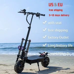 60V6000W iki ötürücülü qatlanan off-road elektrik skuter
