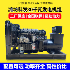 潍坊科发30千瓦发电机组养殖宾馆学校应急发电设备柴油发电机组